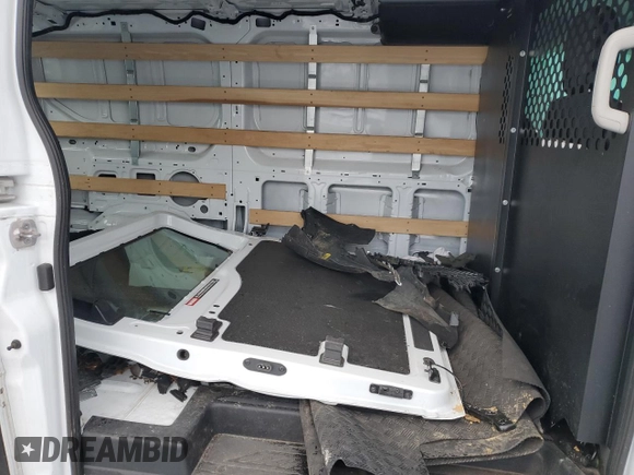 2023 Ford Transit Cargo with VIN 1FTBR1Y86PKB57061, listed as a Copart auction lot 82425824 with Not Provided miles and Salvage Title. Bid and sale history available at DreamBid. Image 10.