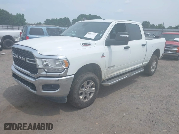2023 Ram 2500 Big Horn with VIN 3C6UR5DL4PG651105, listed as a IAAI auction lot 42397597 with 53,829 mi miles and . Bid and sale history available at DreamBid. Image 18.
