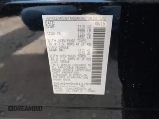 2017 Nissan Pathfinder SL with VIN 5N1DR2MM5HC611759, listed as a IAAI auction lot 42030917 with 103,548 mi miles and . Bid and sale history available at DreamBid. Image 9.
