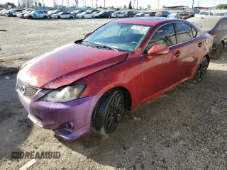 2009 Lexus IS 250 with VIN JTHBK262995106789, listed as a Copart auction lot 47477595 with 163,954 mi miles and Salvage Title. Bid and sale history available at carsss.com. Image 1.
