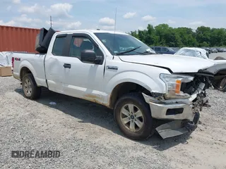 2018 Ford F-150 XL with VIN 1FTEX1EBXJKD24533, listed as a IAAI auction lot 42288665 with 202,748 mi miles and . Bid and sale history available at DreamBid. Image 1.