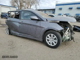2014 Hyundai Accent GS with VIN KMHCT5AE5EU145011, listed as a Copart auction lot 87115974 with 0 mi miles and Salvage Title. Bid and sale history available at carsss.com. Image 4.