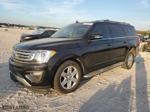 2018 Ford Expedition Max XLT with VIN 1FMJK1HTXJEA58524, listed as a Copart auction lot 77450514 with NaN miles and Salvage Title. Bid and sale history available at carsss.com. Image 1.