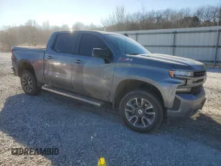 2021 Chevrolet Silverado 1500 RST with VIN 3GCUYEET5MG157891, listed as a Copart auction lot 41878455 with 94,517 mi miles and Salvage Title. Bid and sale history available at carsss.com. Image 4.