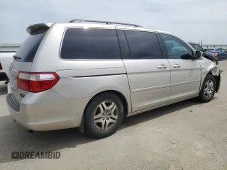 2006 Honda Odyssey EX with VIN 5FNRL38406B060183, listed as a Copart auction lot 53281125 with 204,128 mi miles and Salvage Title. Bid and sale history available at carsss.com. Image 3.