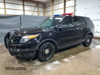 2015 Ford Utility Police Interceptor with VIN 1FM5K8AR4FGC26968, listed as a Copart auction lot 89174695 with 237,942 mi miles and Clean Title. Bid and sale history available at carsss.com. Image 1.
