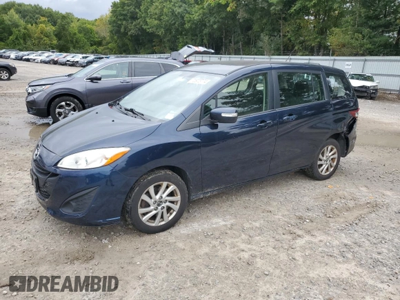 2014 Mazda 5 Sport with VIN JM1CW2BL3E0168642, listed as a Copart auction lot 70973774 with 76,428 mi miles and Clean Title. Bid and sale history available at DreamBid. Image 1.