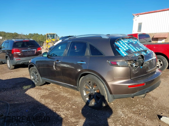 2006 Infiniti FX with VIN JNRAS08W96X207347, listed as a IAAI auction lot 41291980 with 260,032 mi miles and . Bid and sale history available at carsss.com. Image 3.