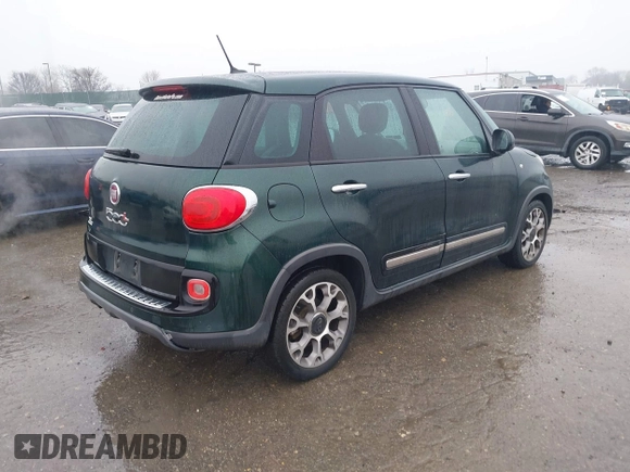 2015 FIAT 500L Urbana Trekking with VIN ZFBCFADH0FZ030494, listed as a IAAI auction lot 41217882 with 86,433 mi miles and . Bid and sale history available at DreamBid. Image 4.