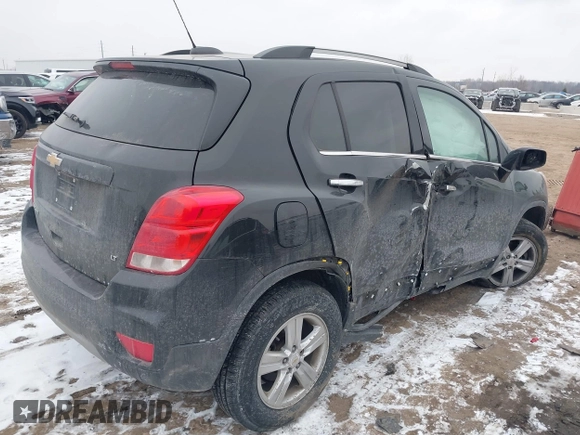 2019 Chevrolet Trax LT with VIN KL7CJPSB6KB873807, listed as a IAAI auction lot 41555685 with 120,844 mi miles. Bid and sale history available at carsss.com. Image 4.