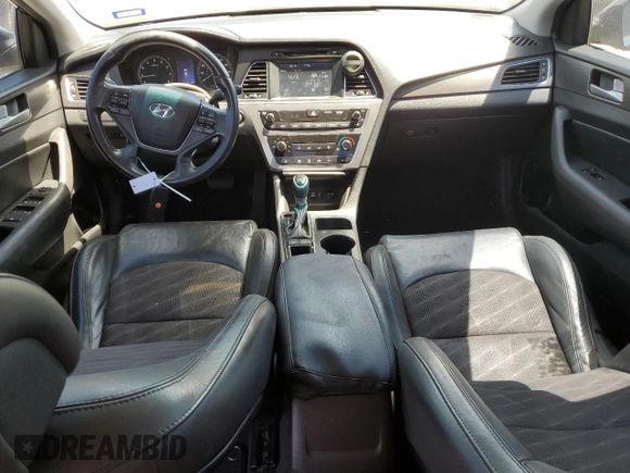 2017 Hyundai Sonata Sport with VIN 5NPE34AF2HH580647, listed as a Copart auction lot 52168185 with 149,613 mi miles and Salvage Title. Bid and sale history available at DreamBid. Image 8.