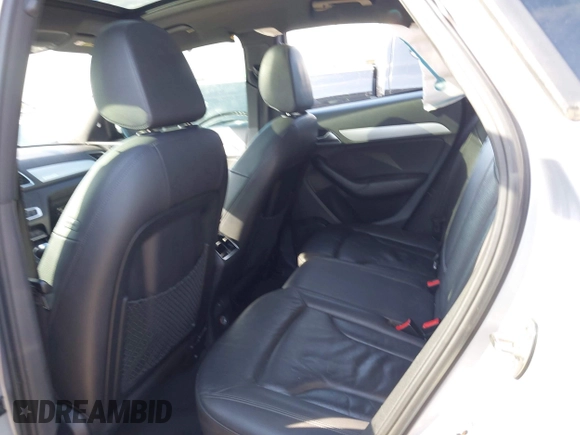 2017 Audi Q3 Premium with VIN WA1ECCFSXHR002623, listed as a IAAI auction lot 42077132 with 118,511 mi miles and . Bid and sale history available at DreamBid. Image 8.