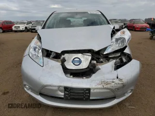 2016 Nissan LEAF S with VIN 1N4BZ0CP6GC313575, listed as a Copart auction lot 58181543 with 0 mi miles. Bid and sale history available at carsss.com. Image 5.