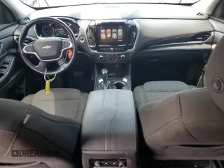 2018 Chevrolet Traverse LT Cloth z VIN 1GNERGKW6JJ200115, wystawiony jako Copart lot #54846515 z przebiegiem 79 785 mil mil oraz Szkoda całkowita • Salvage title. Historia ofert i sprzedaży dostępna na DreamBid. Obrazek 8.