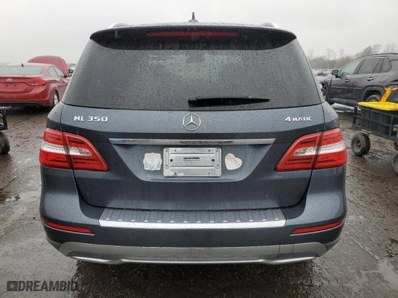 2013 Mercedes-Benz M-Class ML 350 with VIN 4JGDA5HBXDA248947, listed as a Copart auction lot 52191295 with 64,535 mi miles and Salvage Title. Bid and sale history available at carsss.com. Image 6.