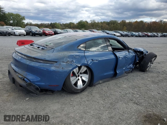 2021 Porsche Taycan 4S with VIN WP0AB2Y17MSA41133, listed as a Copart auction lot 76059294 with Not provided miles and Clean title. Bid and sale history available at DreamBid. Image 3.