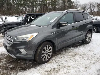 2017 Ford Escape Titanium with VIN 1FMCU9J99HUA07113, listed as a Copart auction lot 45273635 with 150,480 mi miles and Clean Title. Bid and sale history available at carsss.com. Image 1.