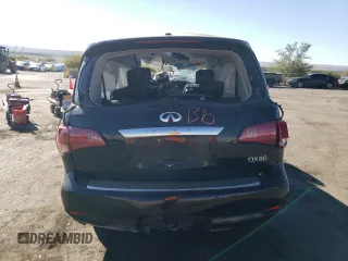 2014 Infiniti QX80 with VIN JN8AZ2NFXE9556066, listed as a Copart auction lot 70839154 with Not Provided miles and Salvage Title. Bid and sale history available at carsss.com. Image 6.