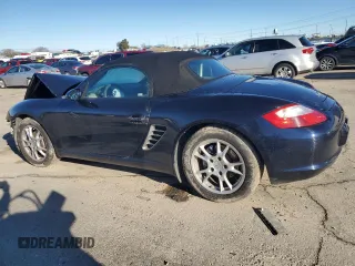 2008 Porsche Boxster with VIN WP0CA29818U711127, listed as a Copart auction lot 86896334 with 86,229 mi miles and Salvage Title. Bid and sale history available at carsss.com. Image 2.