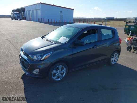 2021 Chevrolet Spark LS with VIN KL8CB6SA4MC738459, listed as a IAAI auction lot 41982156 with 44,092 mi miles. Bid and sale history available at carsss.com. Image 17.