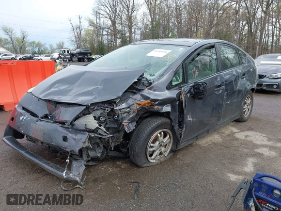 2010 Toyota Prius II with VIN JTDKN3DU7A0215286, listed as a IAAI auction lot 41959556 with Not Provided miles and . Bid and sale history available at DreamBid. Image 2.