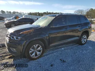 2018 Volkswagen Atlas 3.6L V6 SEL with VIN 1V2MR2CAXJC528232, listed as a Copart auction lot 88563035 with 178,802 mi miles and Salvage Title. Bid and sale history available at carsss.com. Image 1.