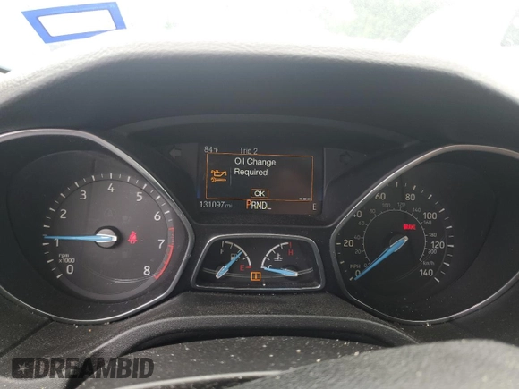 2017 Ford Focus SE with VIN 1FADP3F20HL300273, listed as a Copart auction lot 61489455 with 131,097 mi miles and Clean title. Bid and sale history available at DreamBid. Image 9.