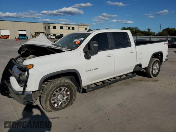 2020 Chevrolet Silverado 3500HD LT with VIN 1GC4YTE75LF205106, listed as a Copart auction lot 71896734 with 0 mi miles and Salvage Title. Bid and sale history available at carsss.com. Image 1.