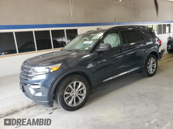 2023 Ford Explorer XLT with VIN 1FMSK8DH4PGC36021, listed as a Copart auction lot 58583865 with 30,308 mi miles and Salvage title. Bid and sale history available at DreamBid. Image 1.