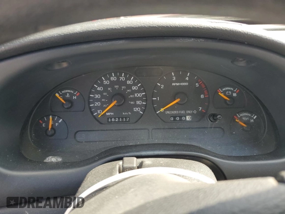 1996 Ford Mustang with VIN 1FALP4047TF117276, listed as a Copart auction lot 71978234 with 162,117 mi miles and Salvage Title. Bid and sale history available at carsss.com. Image 9.