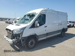 2023 Ford Transit Cargo with VIN 1FTBR1C82PKB25179, listed as a Copart auction lot 64972374 with 89,944 mi miles and Salvage Title. Bid and sale history available at DreamBid. Image 1.
