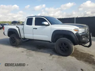 2017 Toyota Tacoma SR with VIN 5TFSX5EN4HX054104, listed as a Copart auction lot 55626545 with 87,911 mi miles and Salvage title. Bid and sale history available at DreamBid. Image 4.