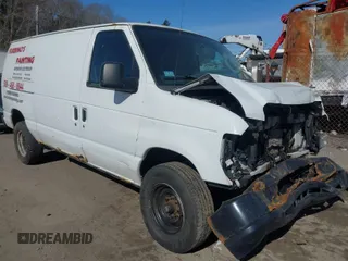 2011 Ford Econoline Cargo Commercial with VIN 1FTSE3EL7BDA52929, listed as a IAAI auction lot 41708374 with 227,114 mi miles. Bid and sale history available at carsss.com. Image 1.