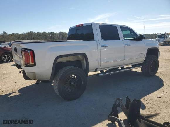 2018 GMC Sierra 1500 Denali with VIN 3GTU2PEC9JG299248, listed as a Copart auction lot 42363545 with 129,029 mi miles and Salvage Title. Bid and sale history available at carsss.com. Image 3.