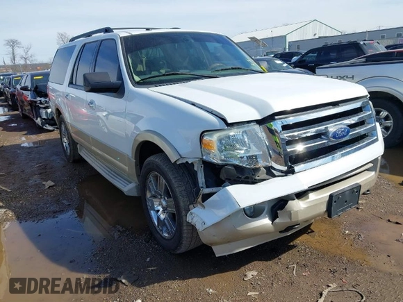 2010 Ford Expedition EL Eddie Bauer with VIN 1FMJK1J5XAEB45027, listed as a IAAI auction lot 41864617 with 125,944 mi miles. Bid and sale history available at carsss.com. Image 1.