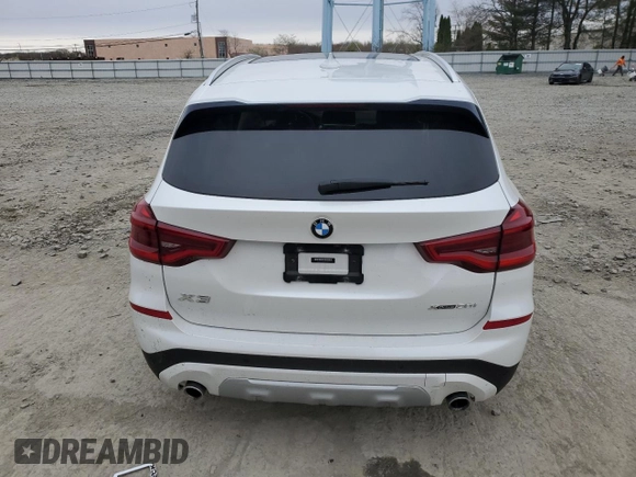 2021 BMW X3 xDrive30i with VIN 5UXTY5C08M9F38091, listed as a Copart auction lot 52566775 with Not Provided miles and Salvage Title. Bid and sale history available at DreamBid. Image 6.