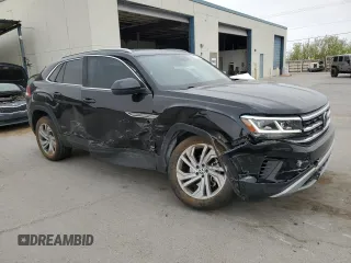 2020 Volkswagen Atlas SEL with VIN 1V2MC2CA9LC206962, listed as a Copart auction lot 51628335 with 47,166 mi miles and Salvage title. Bid and sale history available at DreamBid. Image 4.