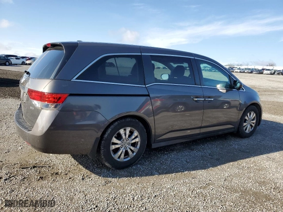 2014 Honda Odyssey EX-L with VIN 5FNRL5H66EB091465, listed as a Copart auction lot 52014445 with 105,595 mi miles and Clean Title. Bid and sale history available at carsss.com. Image 3.