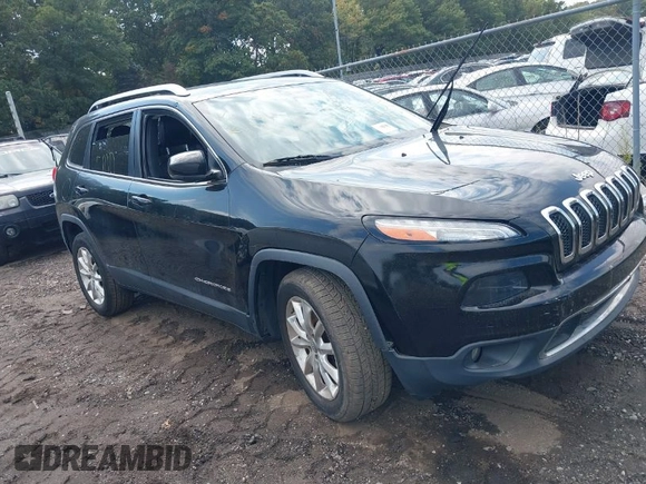 2017 Jeep Cherokee Limited with VIN 1C4PJMDB9HW519538, listed as a IAAI auction lot 40453846 with 113,785 mi miles. Bid and sale history available at carsss.com. Image 1.