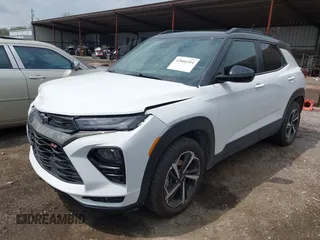 2021 Chevrolet TrailBlazer RS with VIN KL79MUSL3MB091976, listed as a IAAI auction lot 42066244 with 77,511 mi miles and . Bid and sale history available at DreamBid. Image 2.
