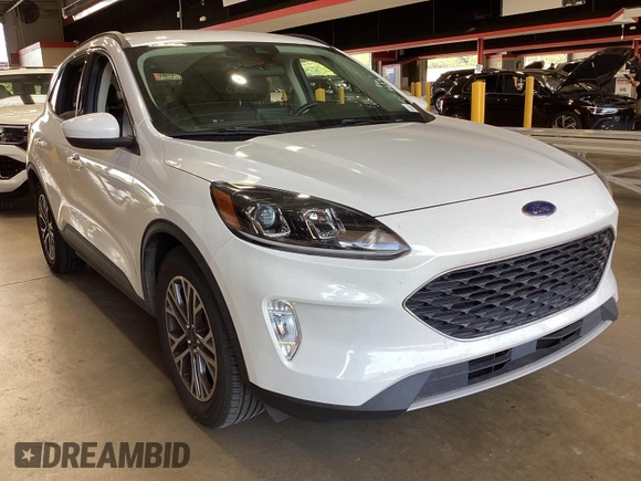 2020 Ford Escape SEL with VIN 1FMCU0H60LUB14843, listed as a IAAI auction lot 42731338 with 87,333 mi miles and . Bid and sale history available at DreamBid. Image 3.