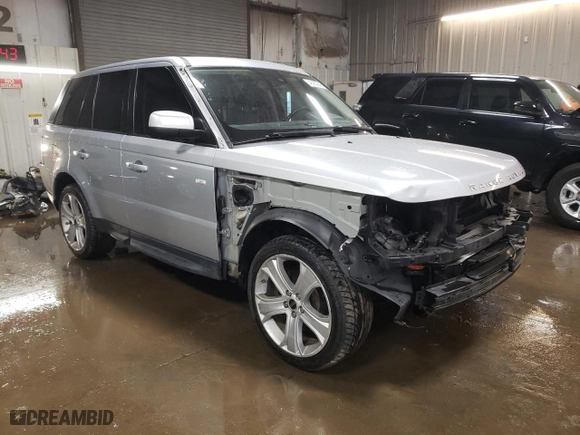 2012 Land Rover Range Rover Sport HSE LUX with VIN SALSK2D44CA759429, listed as a Copart auction lot 46930245 with 128,424 mi miles and Salvage Title. Bid and sale history available at carsss.com. Image 4.