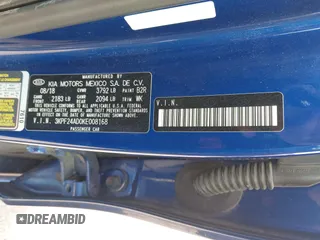 2019 Kia Forte LXS with VIN 3KPF24AD0KE008168, listed as a IAAI auction lot 41885551 with 94,256 mi miles and . Bid and sale history available at carsss.com. Image 9.