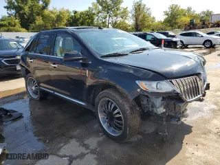 2011 Lincoln MKX with VIN 2LMDJ8JK4BBJ27204, listed as a Copart auction lot 73047494 with 165,848 mi miles and Salvage Title. Bid and sale history available at carsss.com. Image 4.