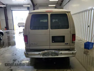 2008 Ford Econoline Passenger XL with VIN 1FMNE11L38DA52308, listed as a Copart auction lot 50180065 with 187,079 mi miles and Salvage title. Bid and sale history available at DreamBid. Image 6.