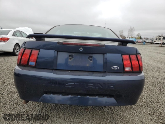 2001 Ford Mustang Standard with VIN 1FAFP40471F195972, listed as a Copart auction lot 48257465 with 155,495 mi miles and Salvage Title. Bid and sale history available at carsss.com. Image 6.