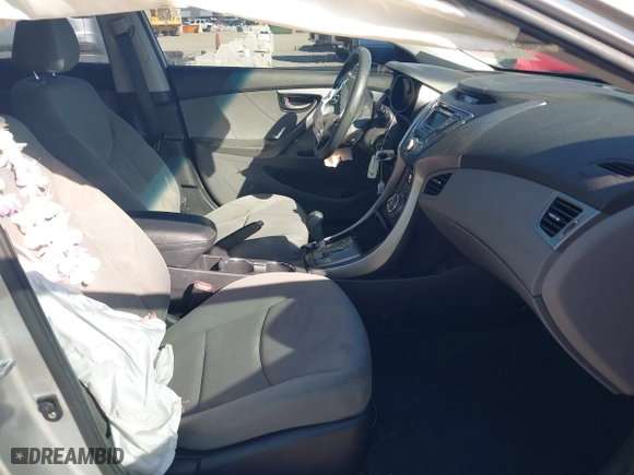 2013 Hyundai Elantra GLS PZEV with VIN KMHDH4AE1DU531942, listed as a IAAI auction lot 41802232 with 108,241 mi miles. Bid and sale history available at carsss.com. Image 5.