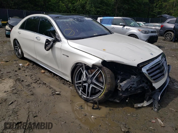 2018 Mercedes-Benz S 63 AMG with VIN WDDUG8JB7JA394237, listed as a Copart auction lot 53479713 with Not Provided miles and . Bid and sale history available at DreamBid. Image 4.
