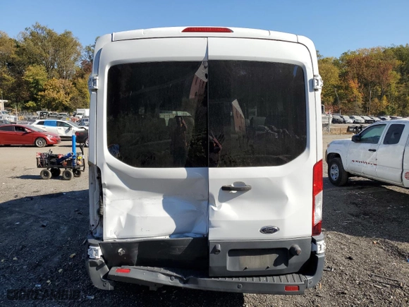 2016 Ford Transit Wagon XL with VIN 1FBAX2CM3GKA53692, listed as a Copart auction lot 77101654 with 61,432 mi miles and Salvage Title. Bid and sale history available at carsss.com. Image 6.