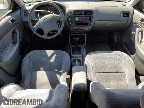 2000 Honda Civic VP z VIN 2HGEJ6617YH512191, wystawiony jako Copart lot #57139055 z przebiegiem 180 038 mil mil oraz Szkoda całkowita • Salvage title. Historia ofert i sprzedaży dostępna na DreamBid. Obrazek 8.
